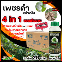 ยกลัง!! เพชรดำ (500ซีซี) 20 ขวด ป้องกันเพลี้ยแป้ง กระตุ้นการแตกราก แช่ท่อนพันธุ์ เปิดตาใบ