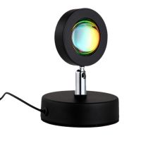 Projection LED Lamp,USB 180° Romantic Atmosphere Photography Projector Night Light for Room Studio Decor