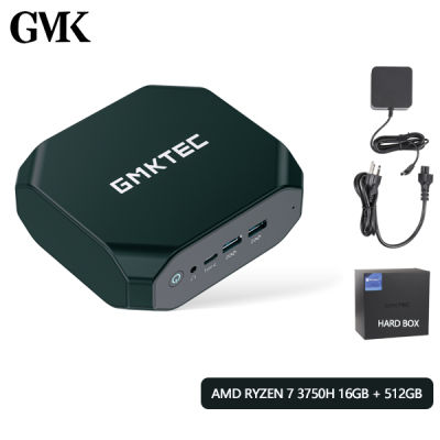 GMK KB4วินโดว์11/ระบบลีนุกซ์คอมพิวเตอร์ขนาดเล็ก,AMD Ryzen 7 3750H Quad Core ถึง4.0GHz, 16GB + 512GB รองรับ WiFi และ Bluetooth
