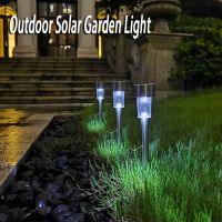 5PCs Solar Lawn Floor Lights LED Garden Landscape Lamp Outdoor Waterproof Night Lamps RGB Garden Decoration Atmosphere Lights