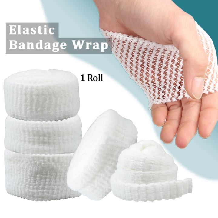 White Tubular Wound Roll Tape Finger Care Bandages Band Stretch Cover