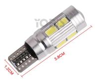 ไฟหรี่รถยนต์ LED T10-5630-10smd ไฟหน้าled มอเตอร์ไซค์ ไฟled ไฟเบรค หลอดไฟเลี้ยว ไฟแต่งรถ หลอดไฟ12v หลอดไฟled12v หลอด ไฟท้ายรถยนต์ เวฟ125ไฟเลี้ยวบังลมแต่งสวย (สีชมพุ)