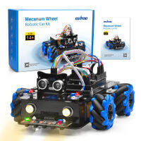 OSOYOO (Japan) สินค้าพร้อมส่ง! ชุดหุ่นยนต์ Mecanum Wheels Robot Car ควบคุมด้วย Arduino มาพร้อม Remote Control หลีกสิ่งกีดขวาง ควบคุมตามเส้น ควบคุมโดยใช้ WIFI