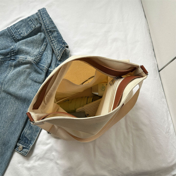 กระเป๋าถือพิมพ์ลายพับได้กระเป๋าช้อปปิ้งแฟชั่นบรรจุของได้มากอีโค่ใช้ซ้ำได้กระเป๋าสะพายไหล่ผ้าใบ