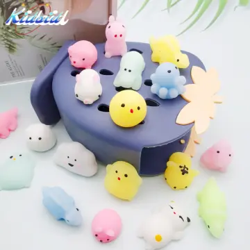 Cute Mochi Squishy Pack Mini Animal Antistress Ball Squeeze Toys Squishi  Rising Stress Relief Squishy Toy