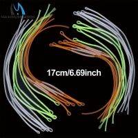 Maximumcatch Nylon Fly Fishing Line Braided Loop Connector 30/50LB 17cm Leader Loops 10pc Multi Color