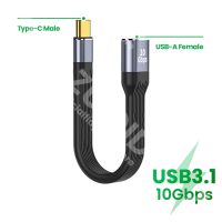 Usb 3.1ไปยัง Type C 10Gbps พอร์ตทีวี Otg Extension Data สายเคเบิลตัวผู้สายพีซีฮาร์ดดิสก์ตัวเมีย Usb3.1ต่อเข้ากับสายเคเบิล