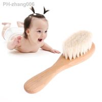 Baby Care Hair Wooden Handle Goat Hair Brush Baby Hairbrush Newborn Infant Comb Head Massager For Baby Shower Pure Natur