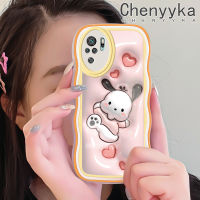 เคส Chenyyka สำหรับ Xiaomi POCO M5s Redmi Note 10 4G Note 10S Note 10S Note 10 Pro Note 11 SE เคส3D ลายการ์ตูนน่ารัก Pochacco ปลอกซิลิโคนที่สร้างสรรค์เคสโทรศัพท์แบบใสนุ่มเลนส์กล้องถ่ายรูปเคสโปร่งใสป้องกันการกระแทก