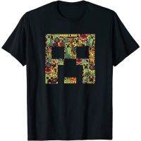 Minecraft Creeper Big Face Adult T-Shirt Tops Fashion Men