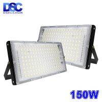 1/2/4pcs/lot 150W Led Floodlight 220V Outdoor Garden Flood Light Spotlight Focos LED Reflector Street Lamp Landscape Lighting Power Points  Switches S