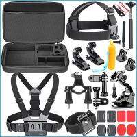 ●✕ ActionCamera Accessories kit 25-in-1 sports accessory For Gopro Hero Yi Dji Osmo insta360 Bike Motorcycle Ski Diving Surfing kit