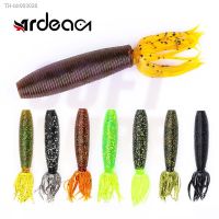 ■ Ardea Soft Fishing Lure 4pcs 90mm 10g Fat Ika Silicone Bait Squid Shiner Shad Souple Black Bass Perch Rotate Wobblers