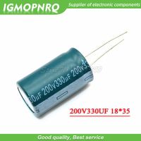 5PCS 200v330uf 330uf220v 18x35MM Electrolytic capacitor 200v 330uf 18x35 200V330UF