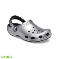 ǎ[ลิขสิทธิ์แท้] CROCS Classic Metallic Clog ใส่สบาย รองเท้าแตะ รัดส้น คร็อคส์ แท้ รุ่นฮิต ได้ทั้งชายหญิง รองเท้าเพื่อสุขภาพ