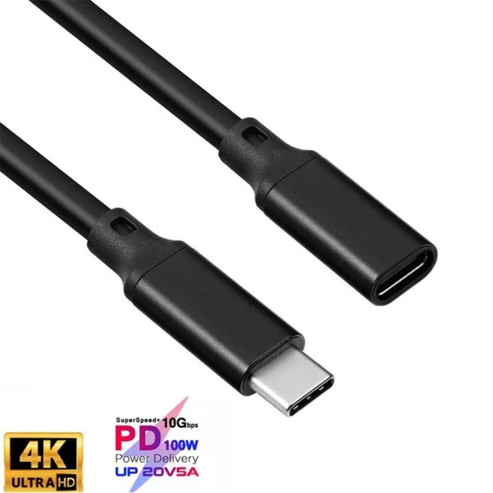 hot-ruxmmmlhj-566-0-5ม-1ม-2ม-3m-5ม-usb-c-สายพ่วง-type-c-สายต่อไฟธันเดอร์โบลต์3สำหรับนินเท็นโดสวิตช์-macbook-pro-google-pixel-3-2