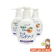 Gel rửa tay ROCKET hương cam 200ml hàng Nhật nội địa Nước rửa tay dạng gel