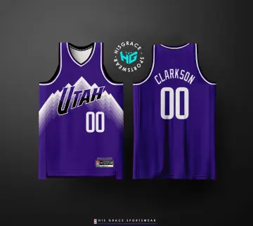 Purple basketball hot sale jersey nba