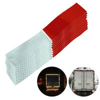 10Pcs Car Truck Reflective Safety Tape Warning Night Light Waterproof Trailer Reflector Sticker