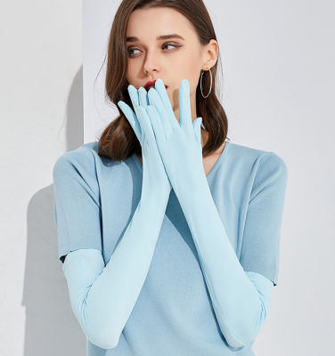 UV Resistant Sleeve Non Slip Silicone Long Ice Sleeves Armguard Sleeve Ice Silk Sleeve Extended Sleeve
