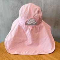 【Ready】? Childrens summer thin sunshade shawl hat baby big eaves sunscreen quick-drying fisherman hat boys and girls all-match beach hat