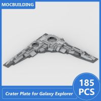 Galaxy Explorer 10497 Crater Plate Moc Building Bs ประกอบอิฐ Diy ชุดโมเดลหุ่นยนต์ของเล่นช่องว่าง185ชิ้น