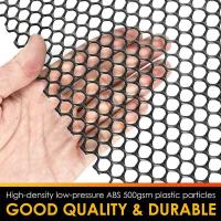 3X 15.7 Inch x 10FT Plastic Chicken Fence Mesh,Hexagonal Fencing Wire for Gardening, Poultry, Chicken Wire Frame Black