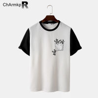 Medussa ChArmkpR การ์ตูนผู้ชายแพนด้าแขนสั้นพิมพ์ลายเสื้อยืด