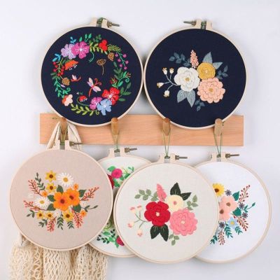 DIY Embroidery Ribbon Set Beginners With Embroidery Shed Sewing Kit Cross-stitch Crafts Hand-stitched