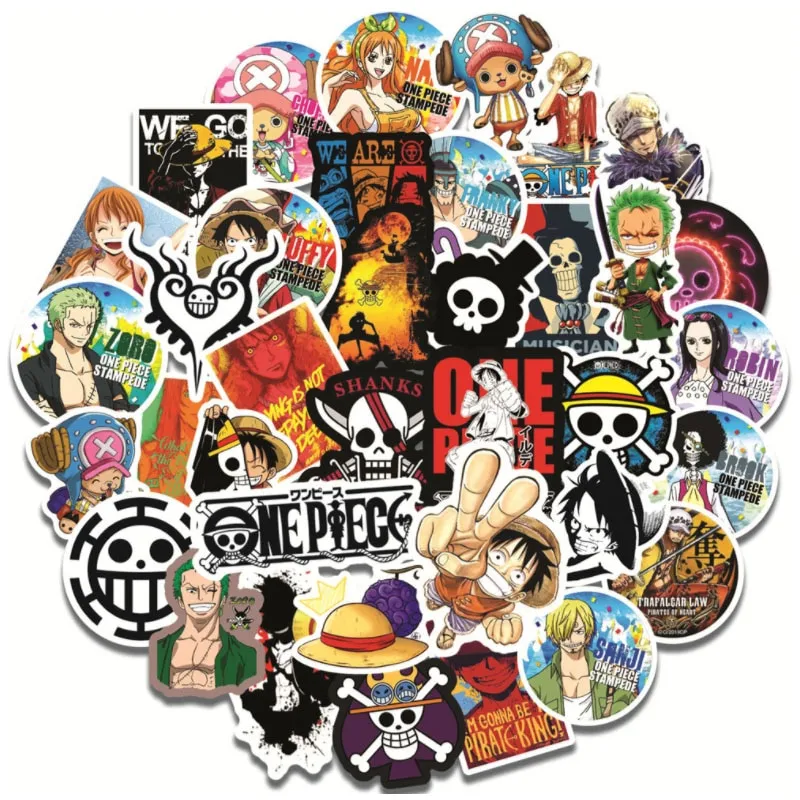 Đồ Chơi Trẻ Em 50 Miếng Dán Chủ Đề Luffys Namis Anime Nhật Bản OnePiece Nhật