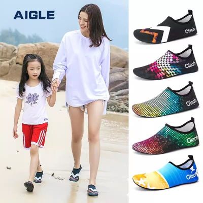 【Hot Sale】 2023 new beach shoes boys and girls water park wading swimming non-slip barefoot soft