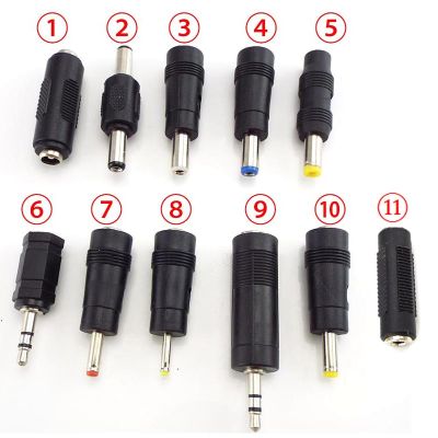 DC Power Adapter Connectors  6.5mm 5.5X 2.1mm 2.5mm 3.5mm 1.35mm Pc Female to Male Female Tablet Power Charger Adaptor Jack Plug  Wires Leads Adapters