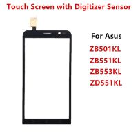 หน้าจอสัมผัสสำหรับเคสโทรศัพท์มือถือ Asus Zenfone ไป ZB501KL ZB551KL ZB553KL ZD551KL Digitizer แผงเซ็นเซอร์จอแสดงผล LCD กระจกหน้าส่วนซ่อม