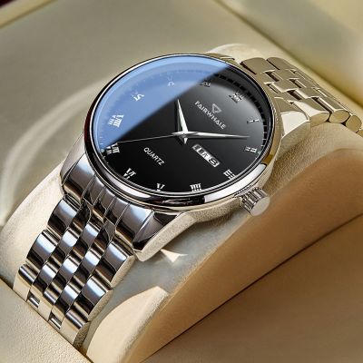 Hot Seller 2021 watch mens automatic non-mechanical business waterproof calendar high-end handsome