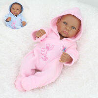 10-11 inch DIY Reborn Doll Clothes 28cm Outfit Newborn Baby Girl Boy Romper Pink Blue