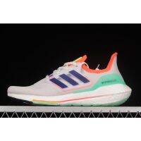 2022 New GY8688 AD Ultraboost 22 Crystal White/Legacy Indigo-Turbo Shoes