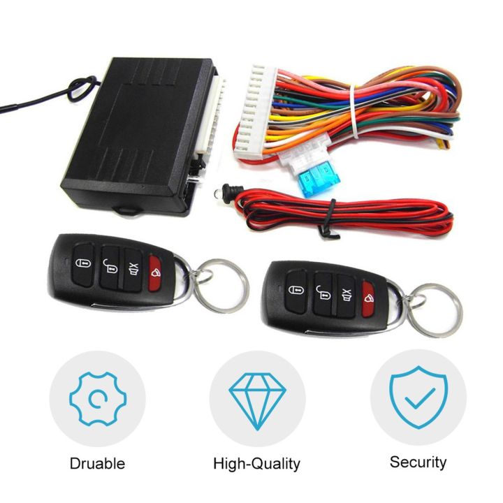 ราคาถูก-ยานพาหนะระบบ-keyless-entry-universal-12v-car-remote-kit-ล็อคประตูกันขโมย