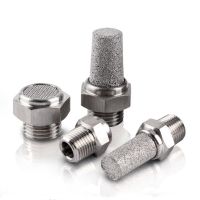 Pneumatic connector 304 stainless steel muffler BSP 1/8" 1/4" 3/8" 1/2" muffler accessories noise filter throttle muffler Hand Tool Parts Accessories