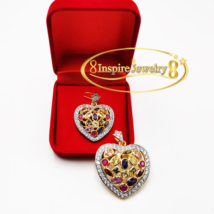 ap45-ap53-inspire-jewelry-จี้เพชร-พลอย-เข็มกลัด-งานแฟชั่นสวยงามมาก-ปราณีต-งานจิวเวลลี่-ไม่ลอกไม่ดำตัวเรือนหุ้มทองแท้-100-24k