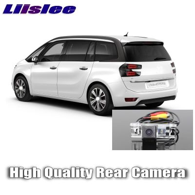 Liislee กล้องกลับภาพติดรถยนต์สำหรับ Citroen C4 Picasso Ultra 2004 ~ 2018การมองเห็นได้ในเวลากลางคืน Hd กล้องมองหลังกันน้ำ