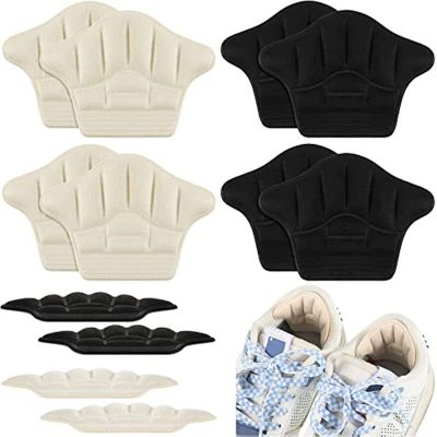 Heel Pads Inserts Sports Heel Protector Sneakers Adjust Size Heels Liner Grips Pain Relief Leather Heel Cushion Patch Foot Care Shoes Accessories