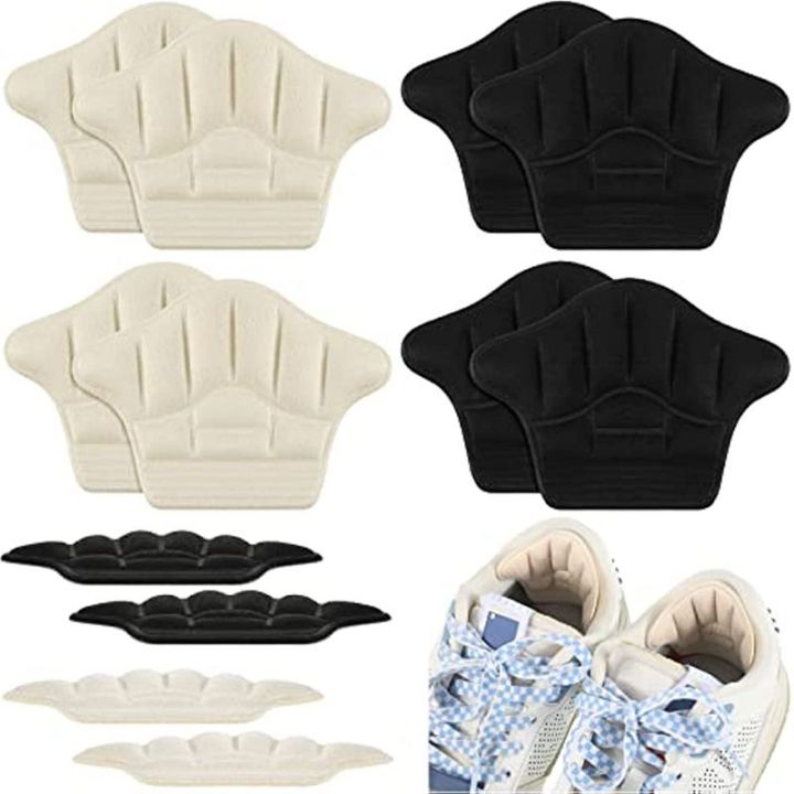 heel-pads-inserts-sports-heel-protector-sneakers-adjust-size-heels-liner-grips-pain-relief-leather-heel-cushion-patch-foot-care-shoes-accessories