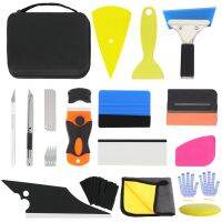 Car Vinyl Wrap Tool kit Window Tint Film Felt Squeegee Edge Trimmer Soft Corner Blades Carving Cut Knife Scraper Washing Towel