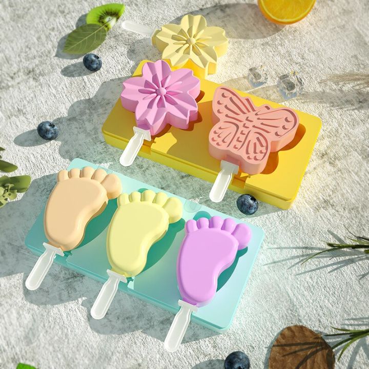 cartoon-cow-ice-cat-paw-butterfly-cream-silicone-mold-with-lid-flower-popsicle-ice-cube-tray-mold-cheese-gift-kitchen-gadgets-ice-maker-ice-cream-moul