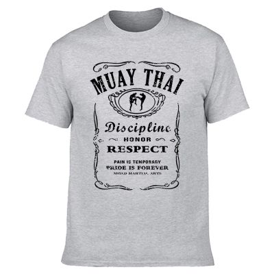 Funny Muay Thai T Shirts Graphic Cotton Streetwear Short Sleeve Birthday Gifts Summer Style Martialer Art Karate Sports T-shirt
