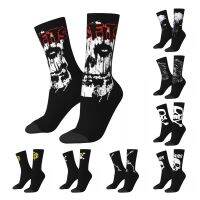 【jw】✾  Warm Mens Womens Socks Horror Breathable Middle Tube