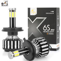 6 Side Chips Car Headlight LED Fog lights 120W 12000LM H7 H4 H1 H11 H13 9005 9006 3000K 6000K 8000K LED Lights for Auto Headlamp