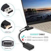 4K USB Powered HDMI-compatible Male to DP Display Port Female Converter Adapter Devices