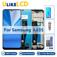 6.5จอแสดงผลสำหรับ Samsung Galaxy A03s LCD A037F A037M A037FD A03S จอแสดงผล Touch Screen Digitizer สำหรับ Samsung A03s LCD