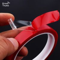 ☍﹍ 1pc 20mm 25mm 30mm by 3M No Trace Sticker Double Sided Adhesive Tape Acrylic Transparent Tape Super Strong Water Proof